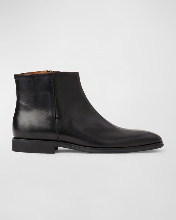 Vince Men's Erik Leather Chelsea Boots | Neiman Marcus