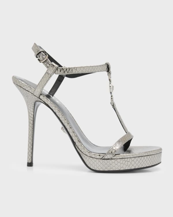 Versace medusa platform sandals shop