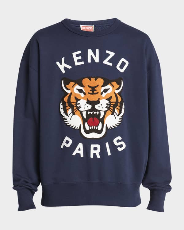 Kenzo Black Kenzo Paris Tiger Varsity Sweatshirt Kenzo