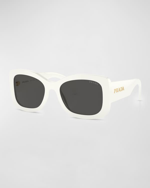 小物 PRADA Logo round sunglasses Prada Triangle Logo Round Metal Sunglasses | Neiman Marcus