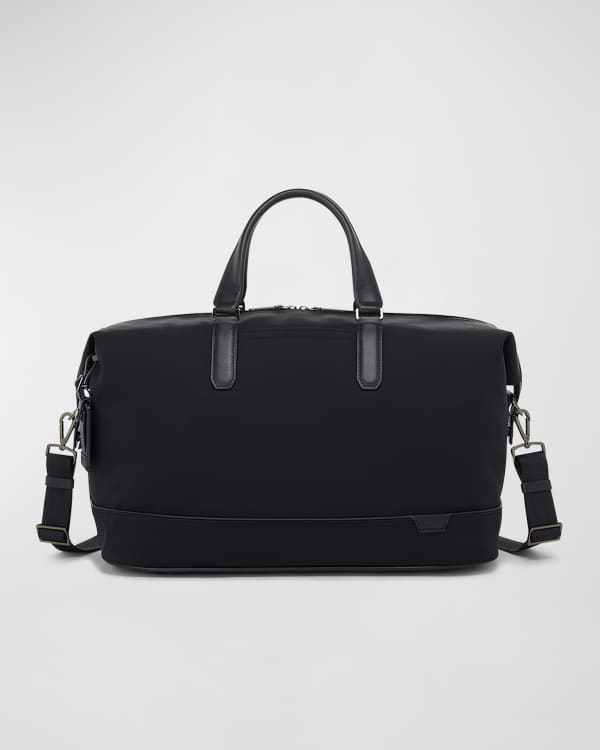 Tumi leather store duffle bag