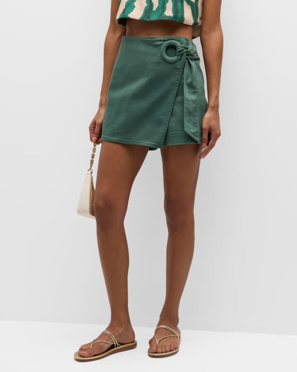 Joie Jamey Snake Print Mini Skirt Neiman Marcus