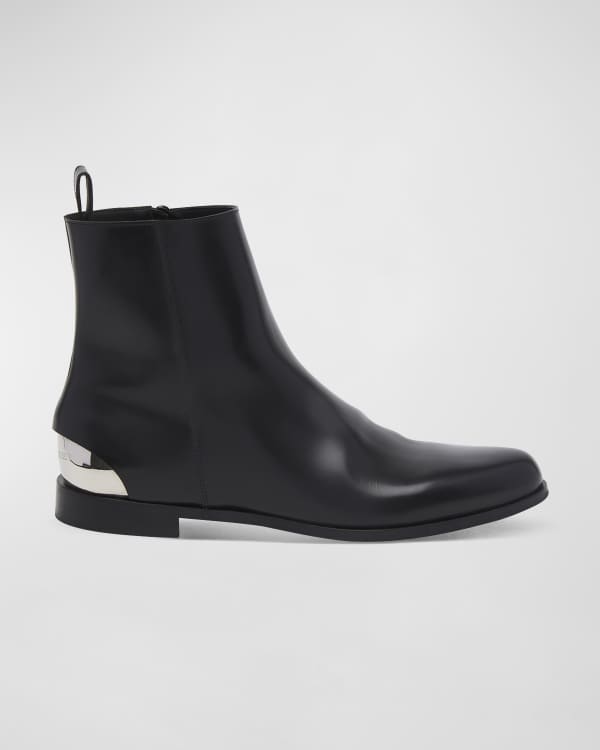 Loewe Men's Leather Chelsea Boots | Neiman Marcus