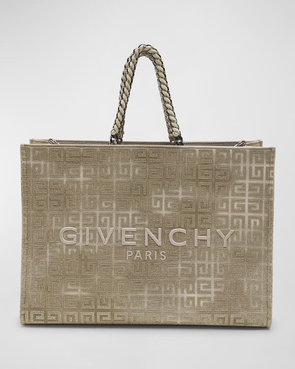 Givenchy G-Tote Medium Shopping Bag in 4G Logo Coated Canvas | Neiman ...