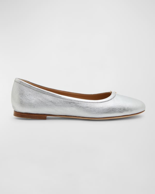 ALAIA Vienne Cutout Mary Jane Ballerina Flats | Neiman Marcus