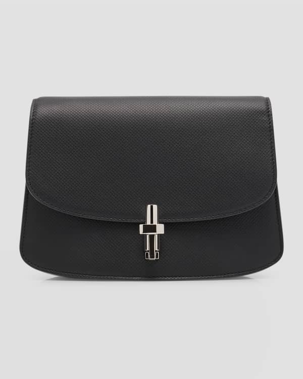 Khaite Augusta Leather Framed Crossbody Bag | Neiman Marcus