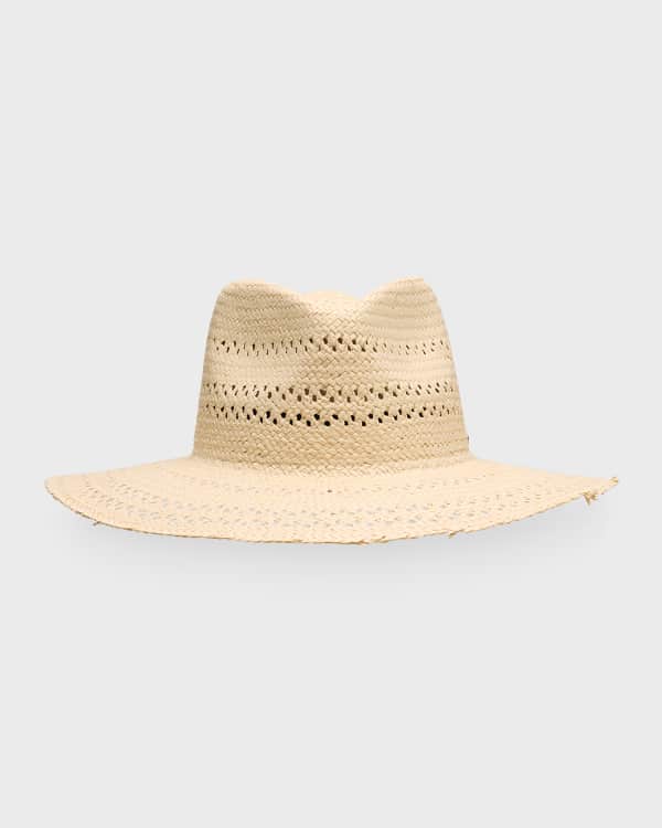 Rag and bone packable straw fedora sale