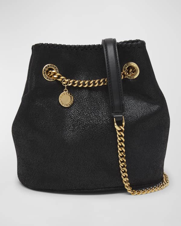 Large Bucket Bag in Black Napa | L'aventura