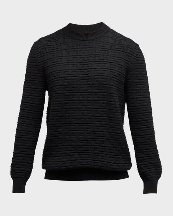 GIVENCHY MAN BLACK KNITWEAR - GIVENCHY - KNITWEAR