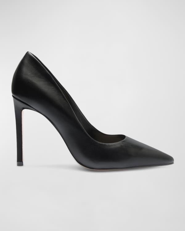 Veronica Beard Lisa Leather Stiletto Pumps | Neiman Marcus