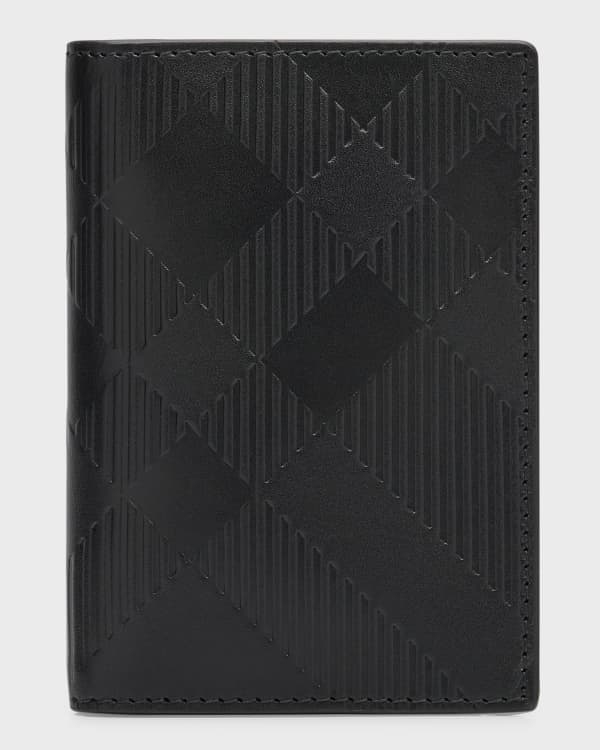 Burberry perforated wallet outlet