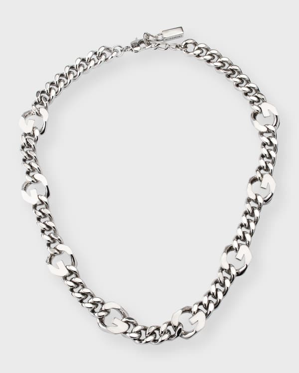 Givenchy Men's Lock G-Chain Necklace | Neiman Marcus