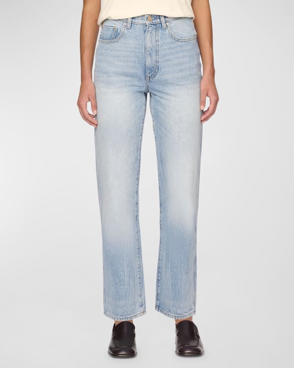 PAIGE The High Rise Laurel Canyon Straight-Flare Jeans | Neiman Marcus