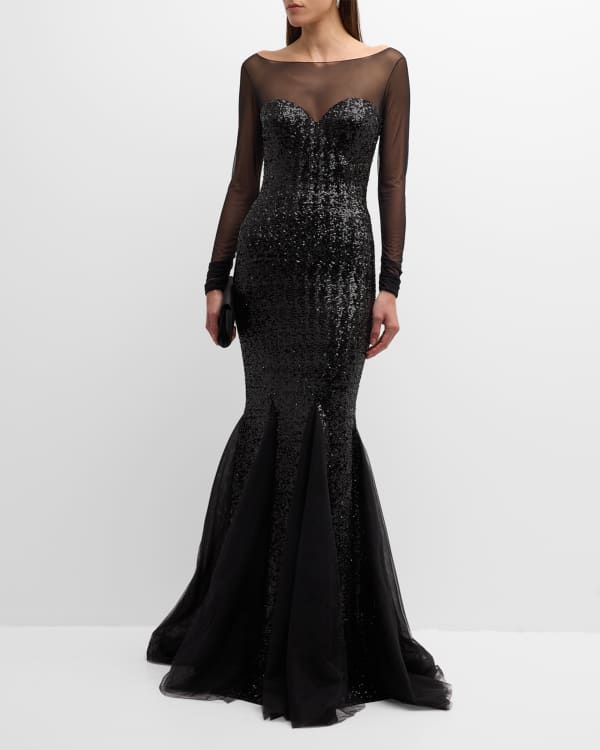 Aidan by aidan mattox best sale metallic knit mermaid dress