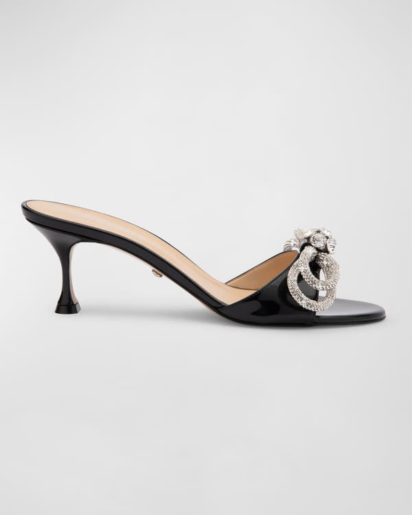 サンダル・ミュール MACH & MACH 'Galaxy' slingback (R25S086710X18BLKCP BLACK) Galaxy tulle slingback flats in black - Mach Mach | Mytheresa