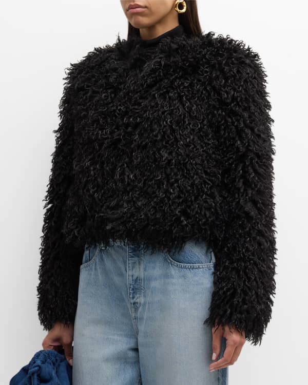 Vince Plush Faux Fur Jacket