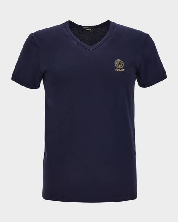 Versace Men's Barocco Crewneck T-Shirt | Neiman Marcus