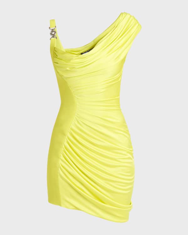 Versace Medusa La Greca Knit Mini Dress Neiman Marcus