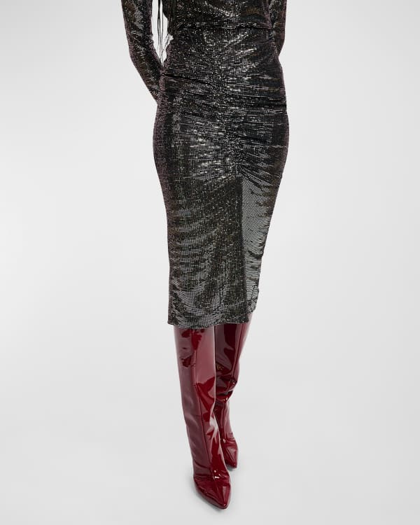 Milly Adley Sequin Midi Skirt Neiman Marcus