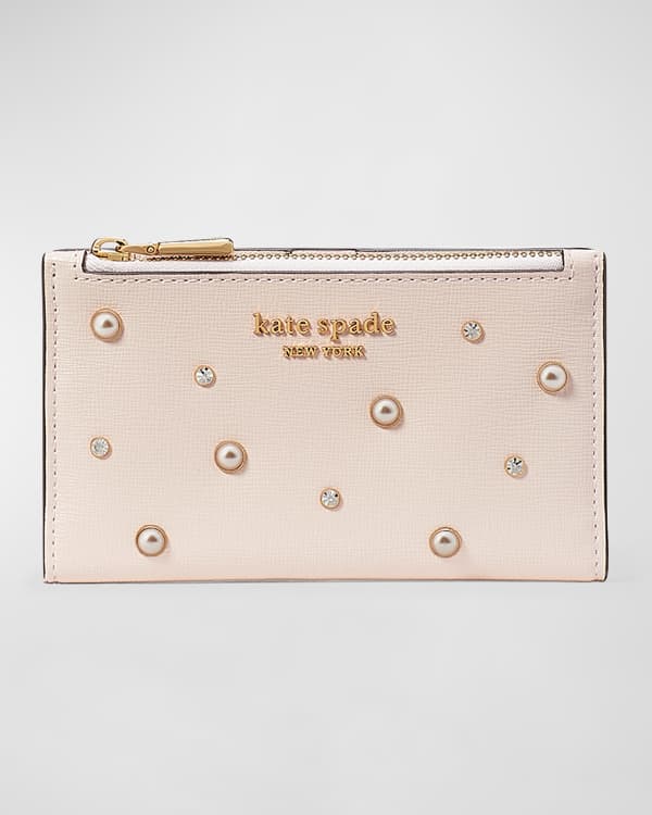 kate spade new york dragonfly small slim bifold wallet | Neiman Marcus