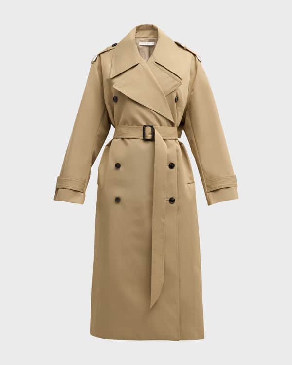 Burberry Kensington Heritage Belted Trench Coat Neiman Marcus