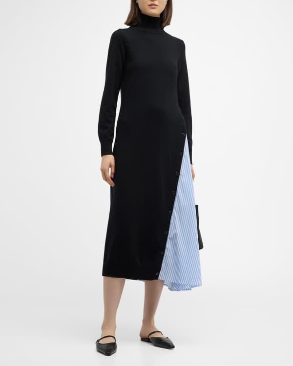 Joan vass black dress top