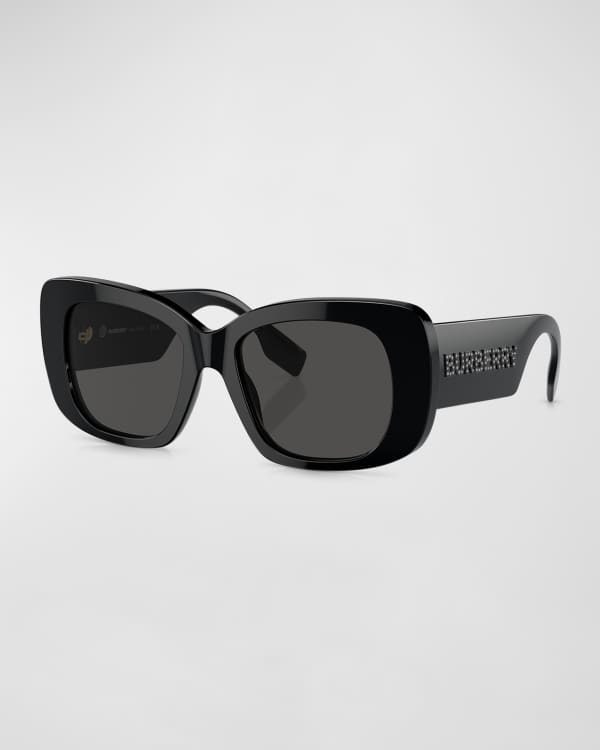 Burberry Logo Detail Square Frame Sunglasses