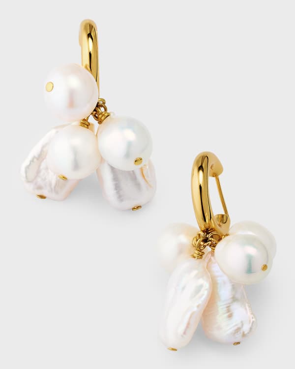 Neiman marcus top pearl earrings
