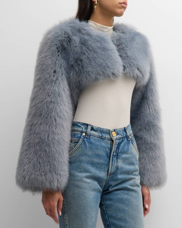 Adrienne landau fur jacket deals