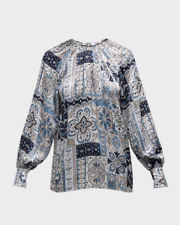 Manoush Floral Print Button-Down Shirt Size 10