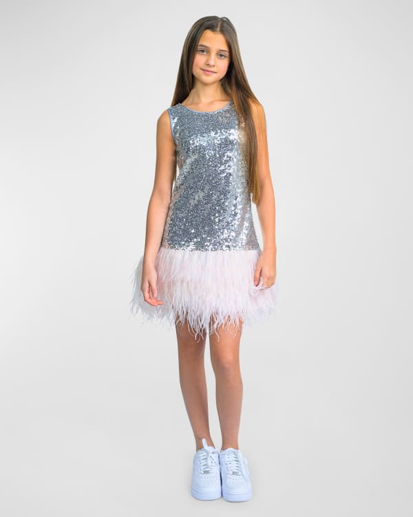 Zoe Girl s Short Sleeve Lace Overlay Mini Dress Size 7 16