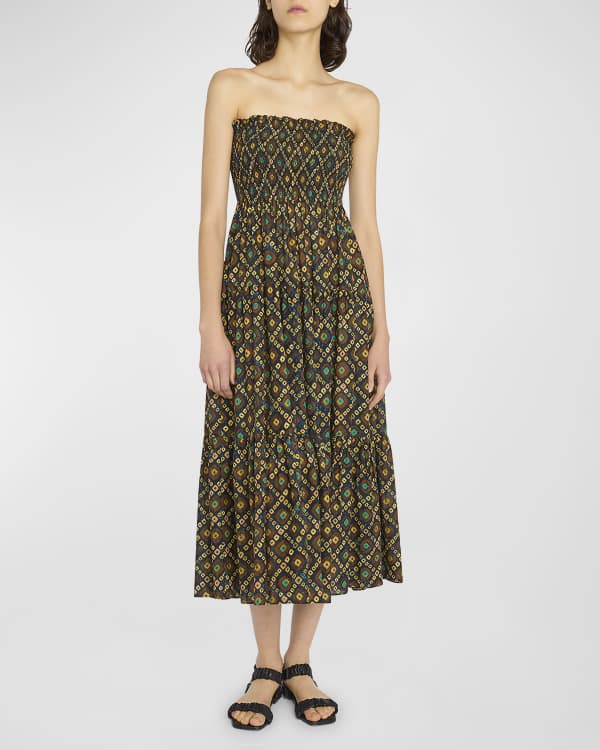 Ulla Johnson Lilia Sheer Lace Ruffled Maxi Dress Neiman Marcus