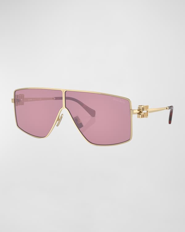 MIU MIU metal heart sunglasses