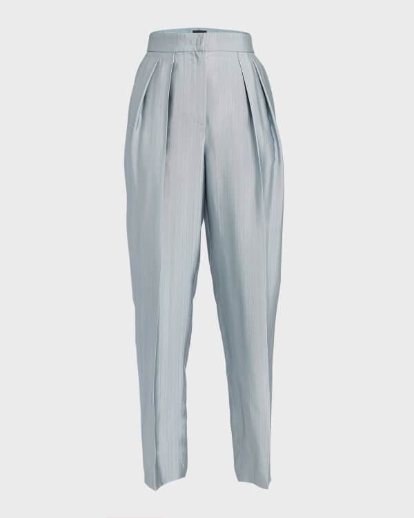 Altuzarra Dash Pleated Wool Pants | Neiman Marcus