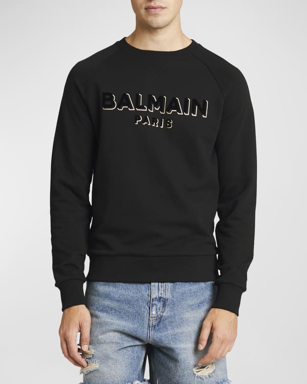 Burberry Men's Samuel Sweatshirt w/ Check Hood | Neiman Marcus