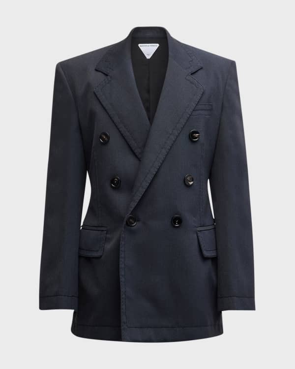 Burberry double breasted suit cheap