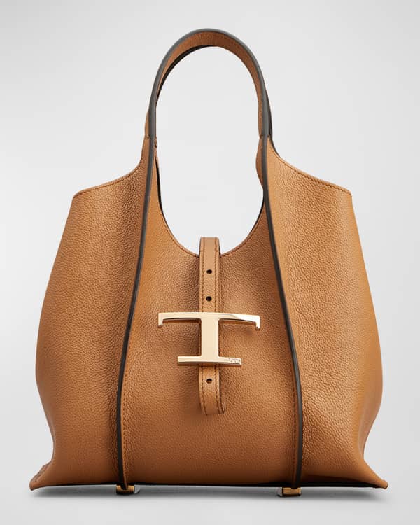 Tod's Calf Leather Top-Handle Bag | Neiman Marcus