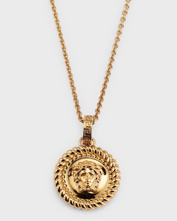 Versace Men's Medusa Biggie Pendant Necklace, 20