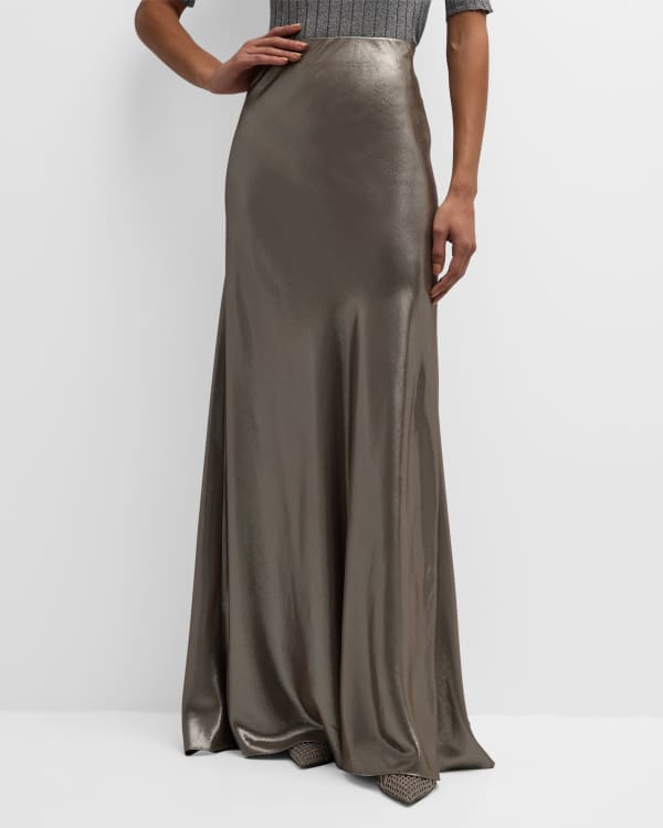 Satin on sale georgette skirt