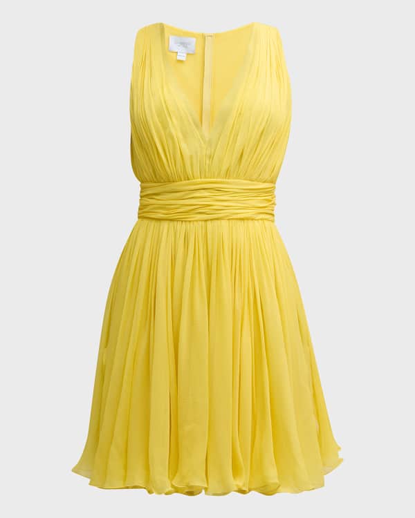 Alberta Ferretti Mikado bustier mini dress - Blue