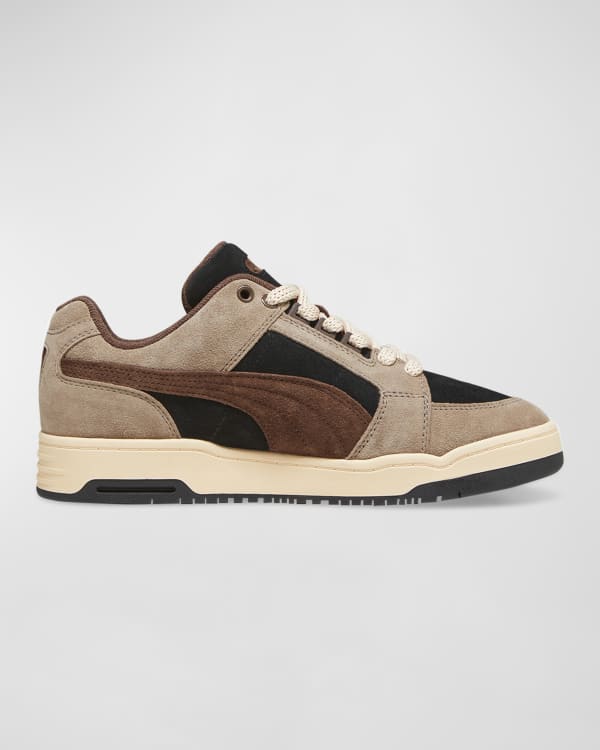 Puma Men's Suede and Corduroy Low-Top Sneakers | Neiman Marcus
