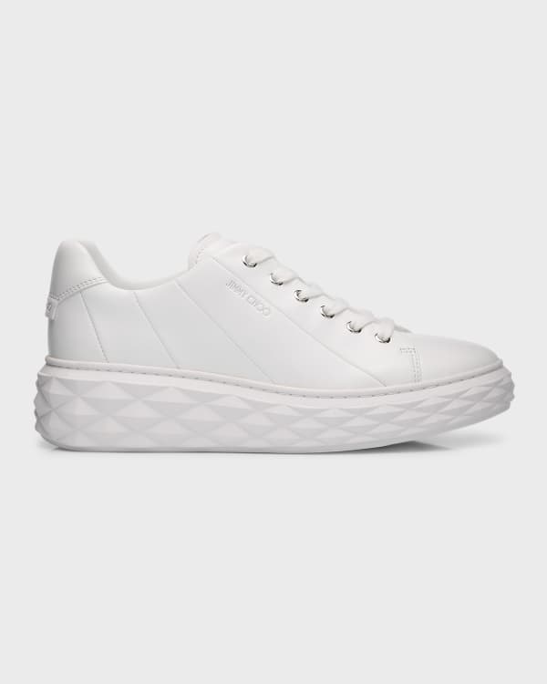 Chloe Lauren Low-Top Leather Sneakers | Neiman Marcus