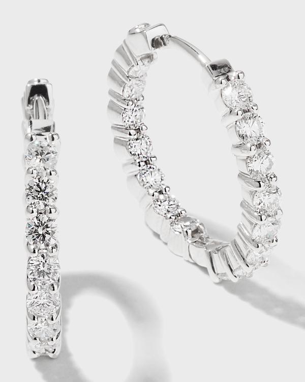Diamond & 18k Gold Alma dos Rios Large Hoop Earrings main image 1