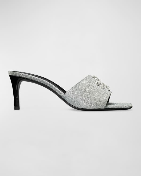 Marc Fisher LTD Dako Woven Stiletto Mule Sandals Neiman Marcus