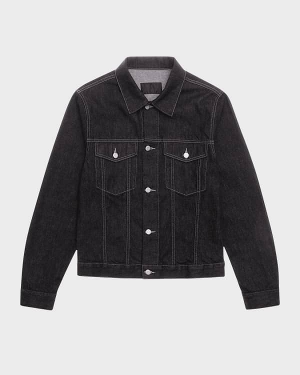 Helmut Lang Men s Denim Trucker Jacket Neiman Marcus