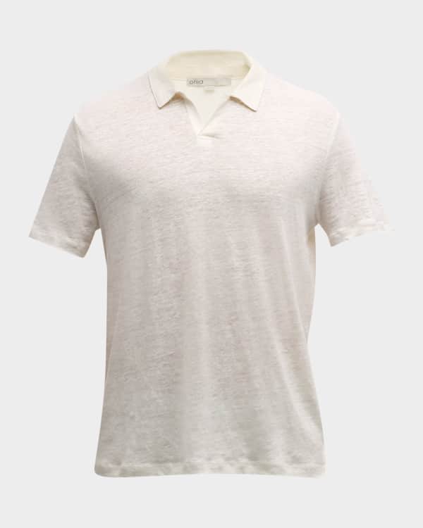Onia Men's Concealed Quarter-Zip Rugby Polo Shirt | Neiman Onia Men's Concealed Quarter-Zip Rugby Polo Shirt | Neiman
