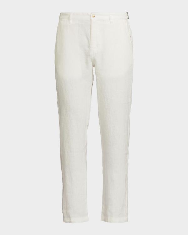 Giorgio Armani Men's Pleated Wool-Blend Suit Pants | Neiman Marcus