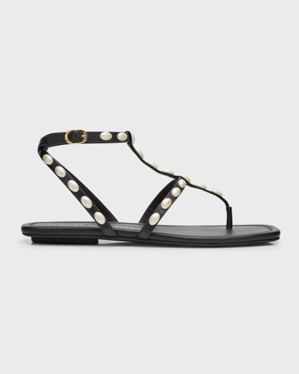 Stuart weitzman kelli suede knot slide sandals shop