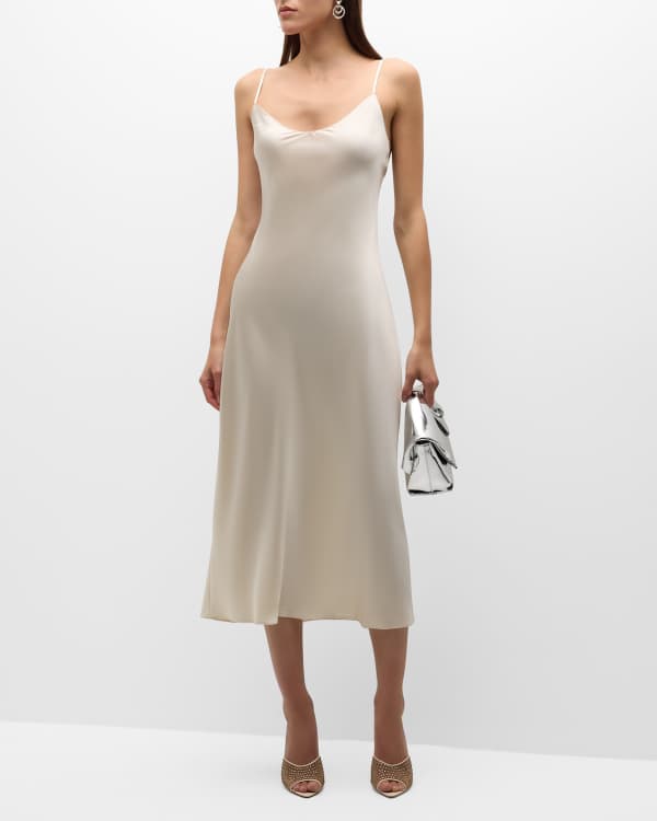 Loulou Studio short-sleeve midi dress - White