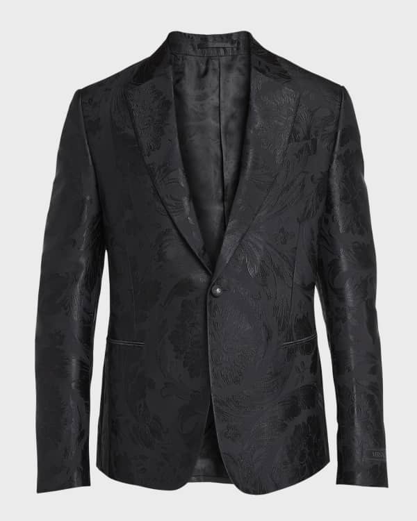 Metallic sales tuxedo jacket